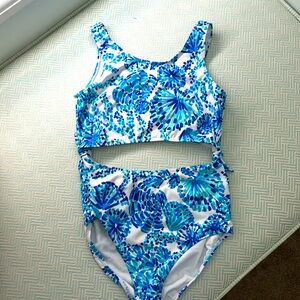 Lilly Pulitzer Girls one piece swimsuit